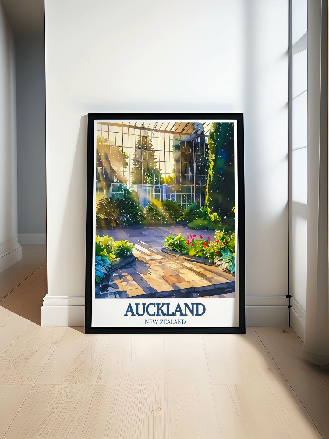 Stunning wall art featuring Auckland Domain in Auckland, New Zealand, showcasing the lush green spaces and historical monuments of this iconic park.