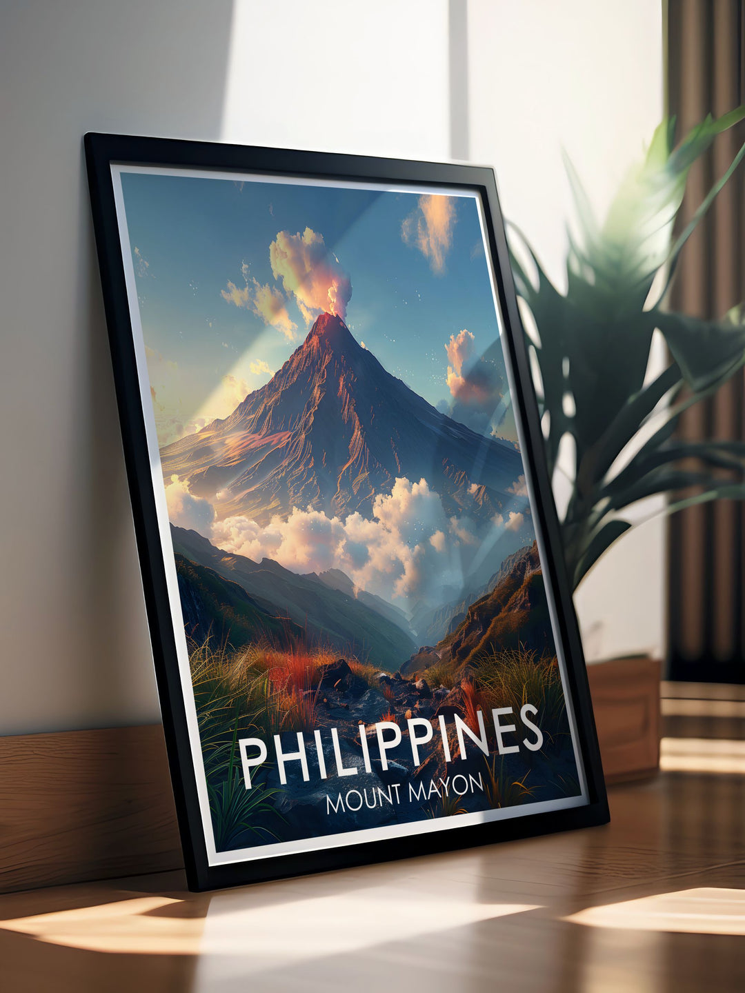 High quality Philippines Photo of Mt Mayon showcasing the vibrant colors and intricate details of this natural wonder perfect for modern decor and stunning focal points in any room ideal for gifts on special occasions