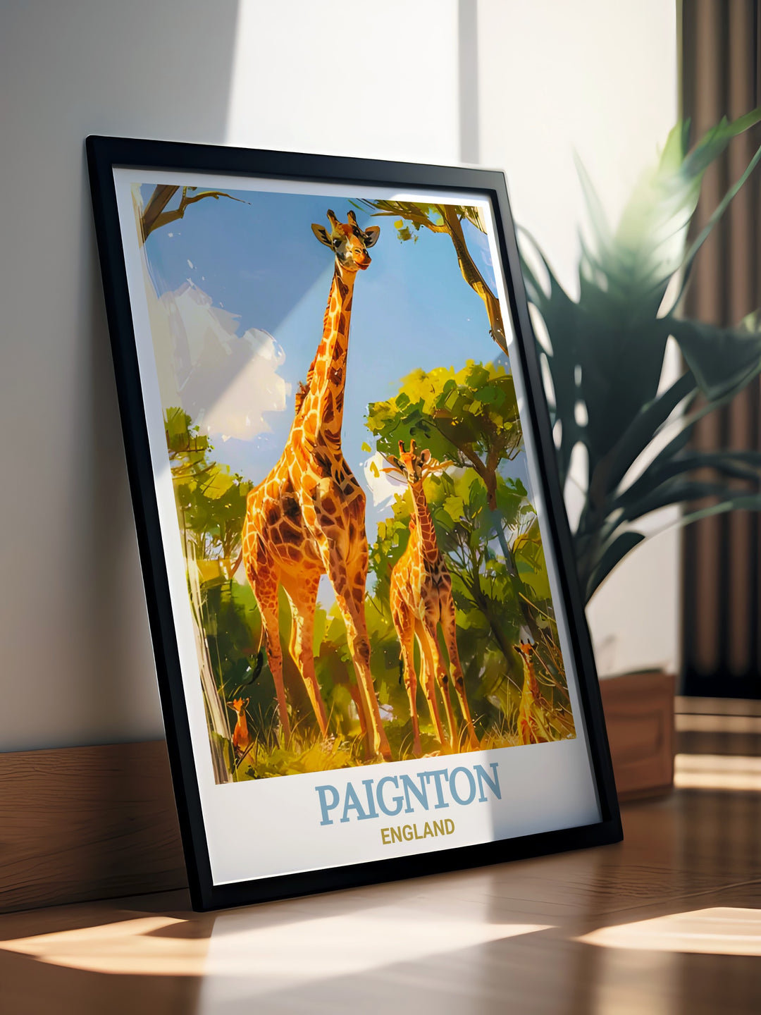 Perfect for bringing a touch of Devons seaside charm into your home, this Paignton Poster features the famous Paignton Zoo and its vibrant coastal landscape. A great gift for travelers or anyone who enjoys scenic art, this print adds character to any space.