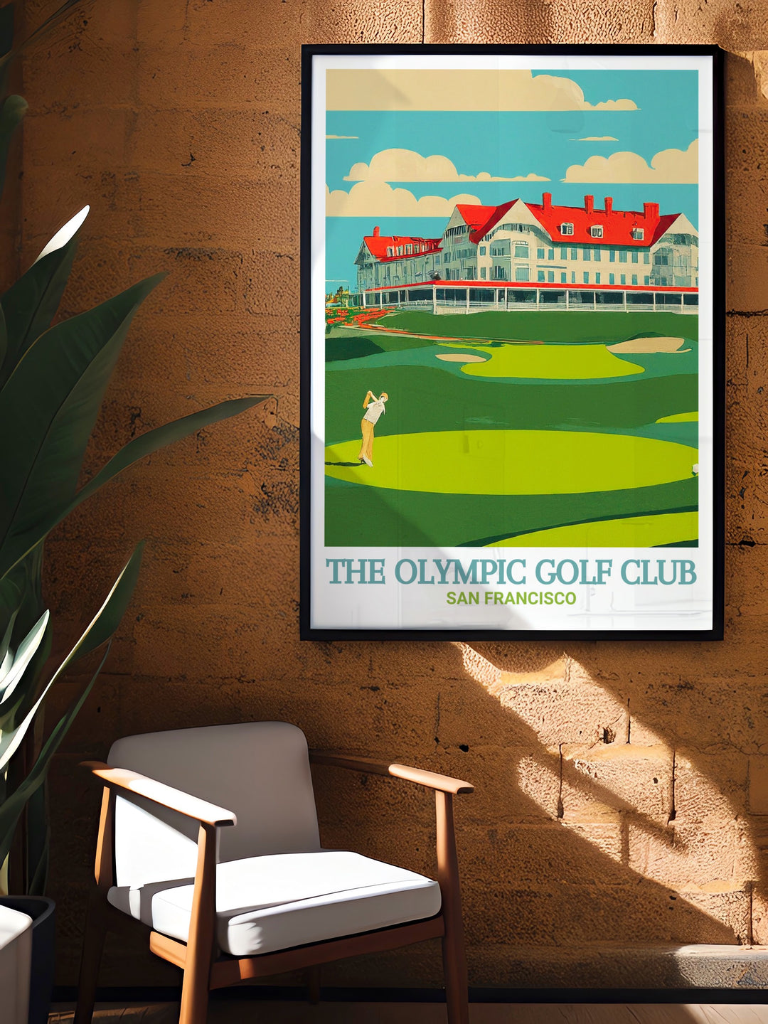 Bring the spirit of The Olympic Golf Club into your home with this wall print, featuring the stunning vistas and well maintained fairways of this historic course. This artwork is a must have for any golf enthusiast or anyone who appreciates the artistry of the game