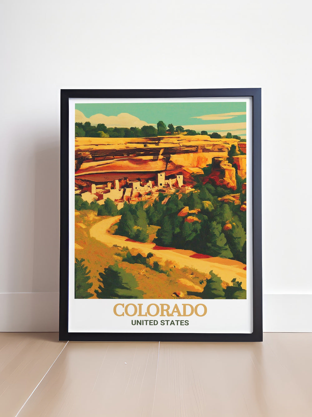 Stunning Leadville Artwork and Mesa Verde National Park Prints capturing the beauty of Colorado Art perfect for those looking to bring the essence of Colorado into their home with elegant home decor options that celebrate the states natural and historical wonders