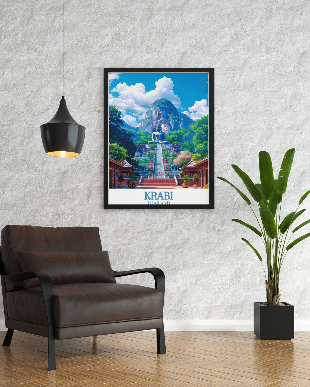 Our Tiger Cave Temple Stunning Living Room Décor and Thailand Prints offer a captivating way to celebrate the rich culture and stunning landscapes of Thailand. Perfect for adding sophistication to your home