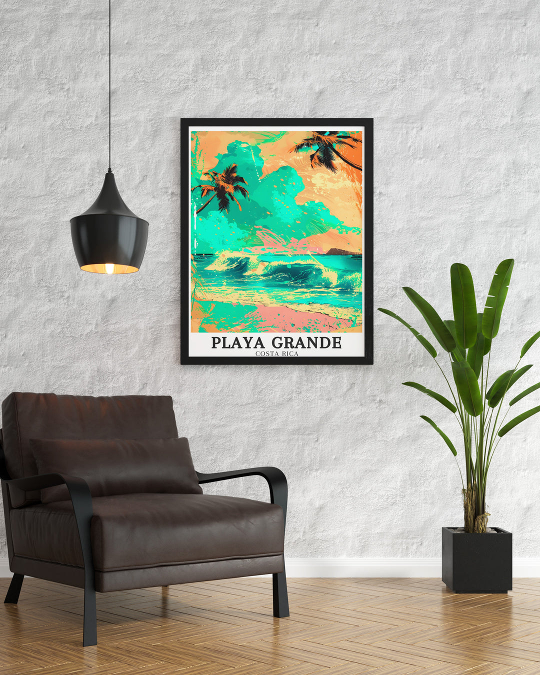 Featuring the natural beauty of Playa Grande in Costa Rica, this travel print brings the serenity of the Pacific Ocean into your home. Perfect for beach lovers, this artwork is a vibrant addition to any living space.