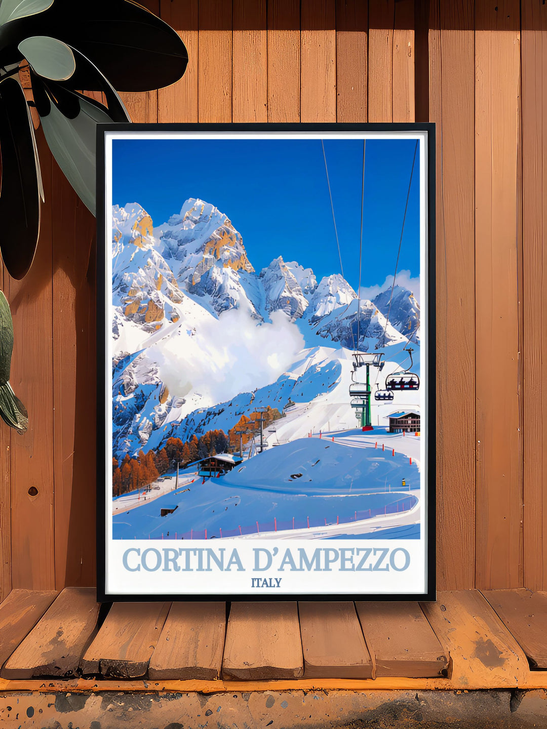 Celebrate the enchanting scenery of the Socrepes Ski Area with our detailed prints. Showcasing the panoramic views and thrilling slopes, these artworks bring the excitement and serenity of skiing in the Dolomites into your home, making them a perfect addition to any room.