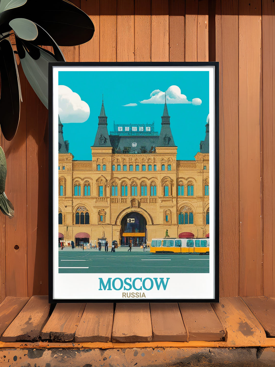 Moscow decor enriched with GUM Department Store artwork bringing the charm and sophistication of Russia to your home an exquisite print crafted with meticulous attention to detail.