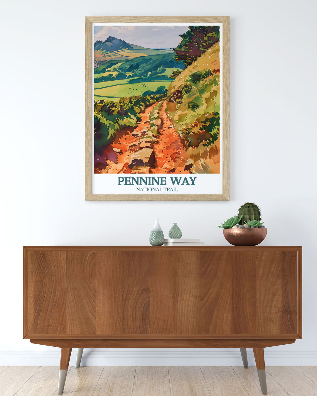 Framed Print of the Pennines offering a stunning visual representation of this iconic region perfect for enhancing your home interiors and celebrating the beauty of the UK