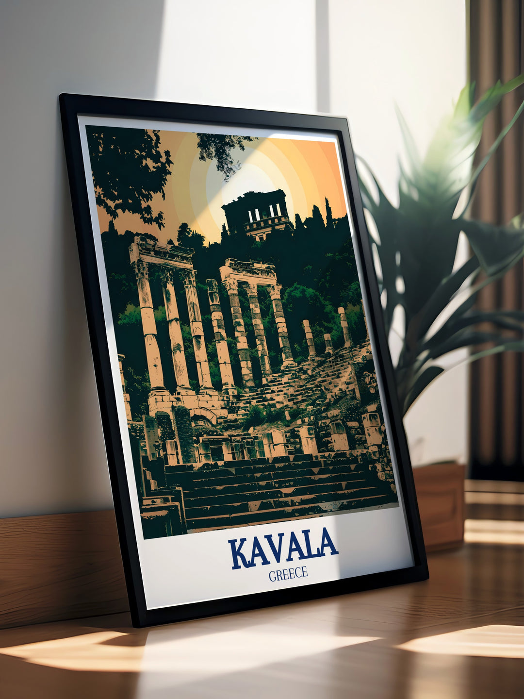 Philippi Wall Art featuring the iconic ruins of Philippis Roman Forum, where echoes of the ancient world still resonate. This piece is perfect for those who appreciate the depth of history and want to create a connection to Greeces rich past within their home.