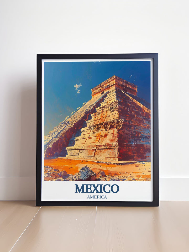 Transform your living space with Cenote Ik Kil, Chichen Itza modern art prints featuring the unique charm and allure of this natural wonder perfect for creating a serene and sophisticated environment