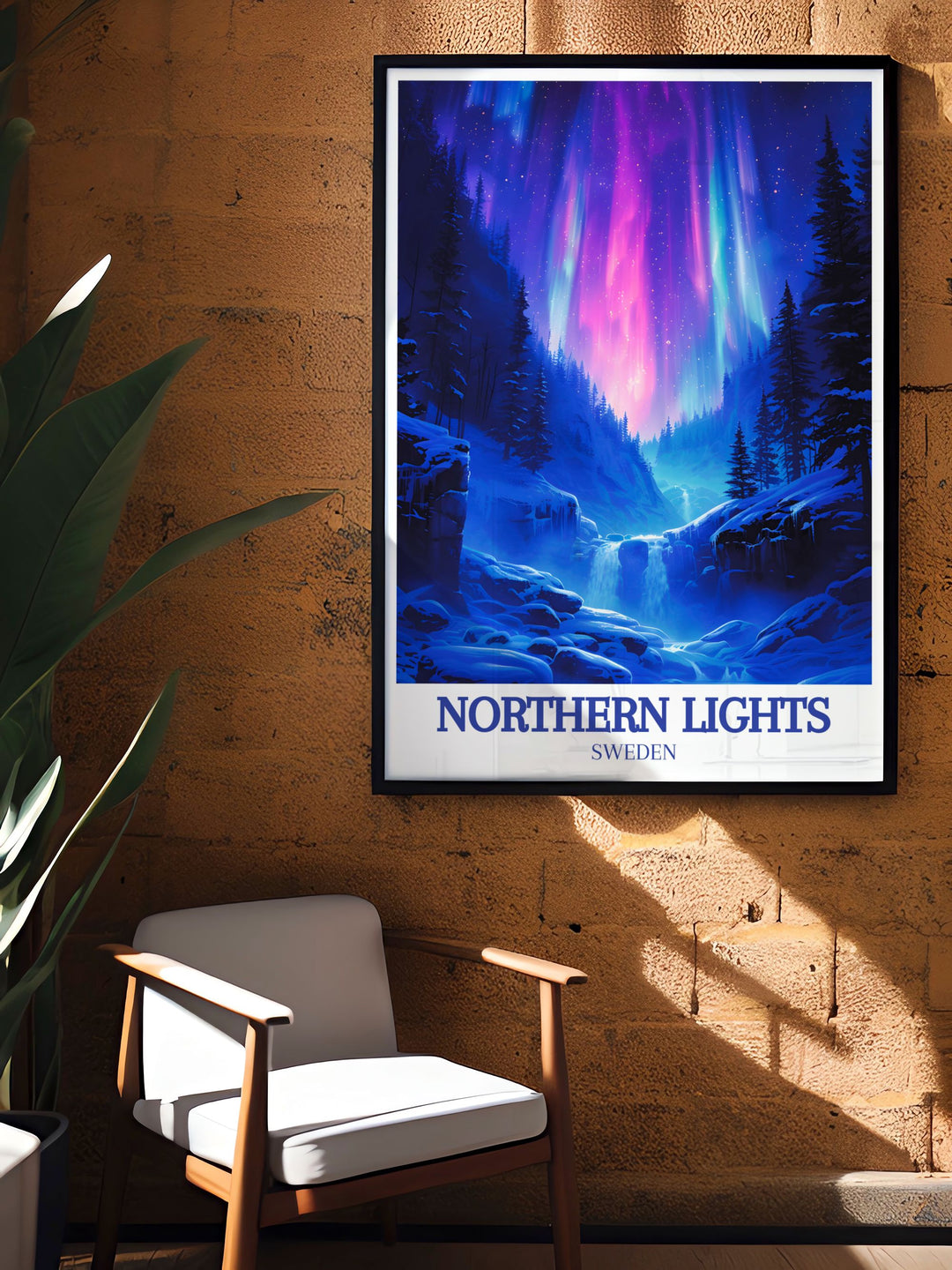 This framed Longyearbyen Print is not just a piece of art but a window to the enchanting landscapes of Svalbard perfect for enhancing any rooms decor