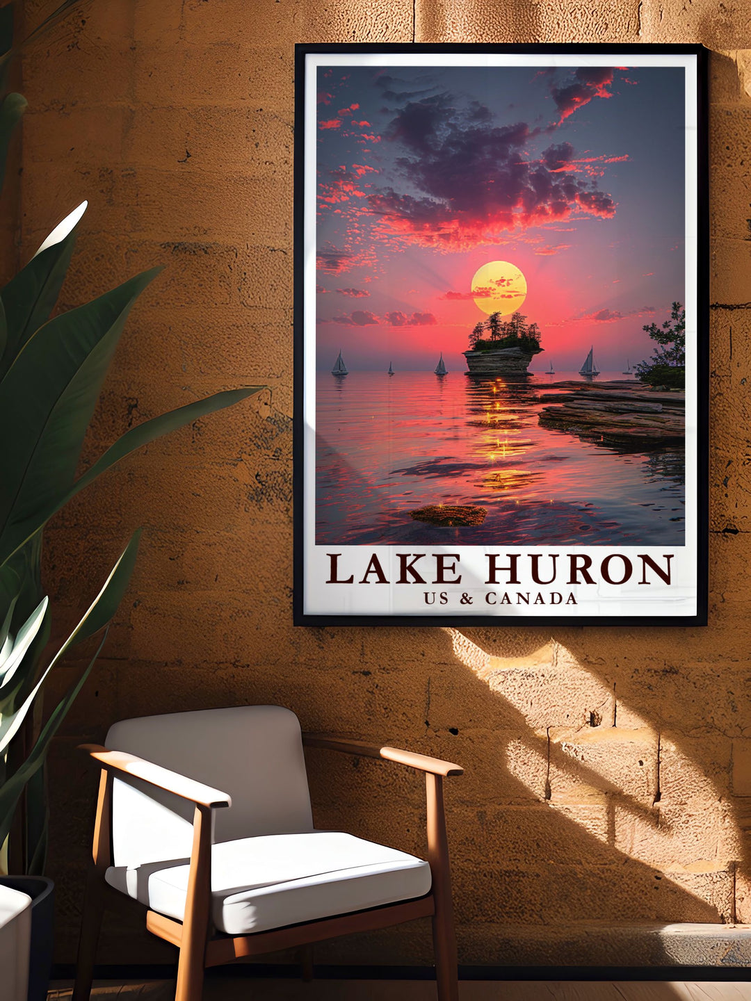 Celebrate the beauty of nature with this Lake Huron artwork. The digital download offers a versatile option for personalized gifts and home decor capturing the serene and captivating landscapes of Lake Huron in a unique and beautiful way