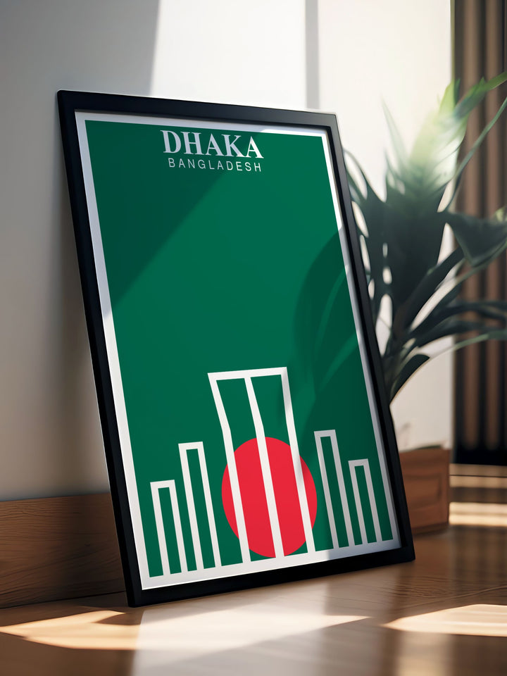 Elegant Shaheed Minar Poster Print featuring a detailed representation of the monuments historical significance. Ideal for home decor and as a gift for any occasion this Shaheed Minar artwork celebrates the cultural pride and resilience of Dhaka.