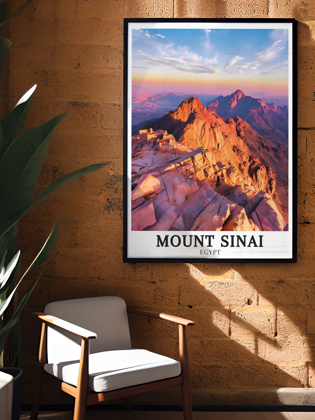 Capture the essence of the Sinai Peninsula and Saint Catherine with this Mount Sinai Poster featuring Jabal Musa making it a perfect gift for those who hold Mount Sinai Egypt dear to their hearts and want to bring a touch of its beauty into their homes