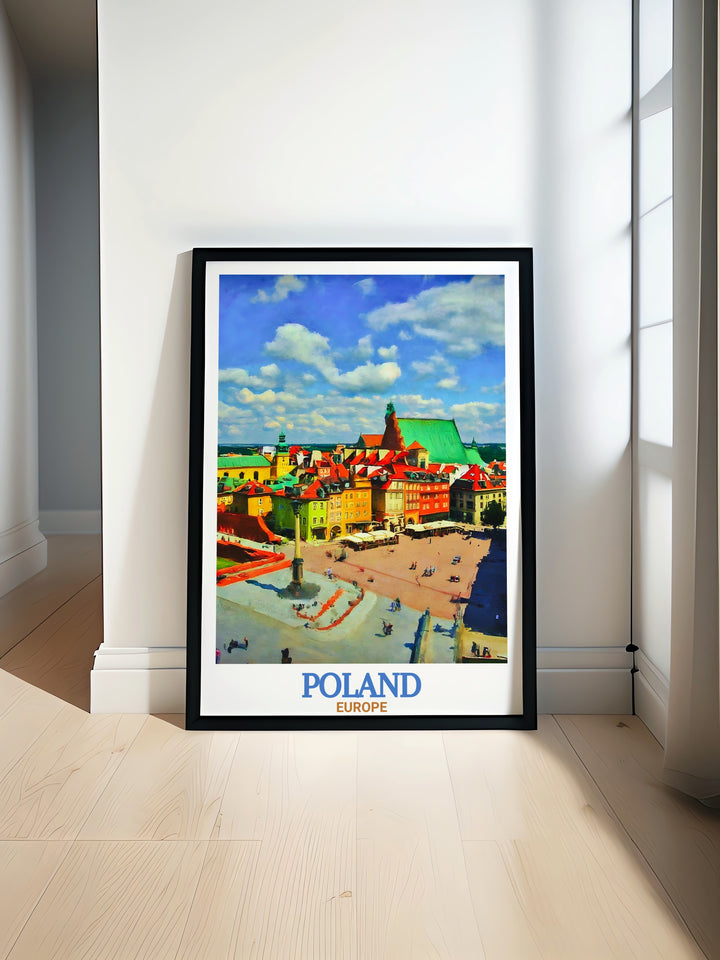 Poland Poster featuring Zakopane and Warsaw Old Town showcasing the beauty of Polands iconic landmarks perfect for travel enthusiasts and art lovers adds a touch of elegance to any home decor making it an ideal personalized gift for special occasions