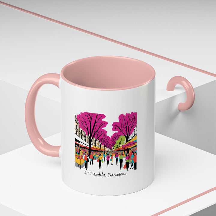 Celebrate your love for Ra Lambla Barcelona with this artistic ceramic mug. Featuring vibrant and detailed artwork, it is microwave and dishwasher safe, making it ideal for daily use or as a meaningful gift for cultural enthusiasts and collectors.