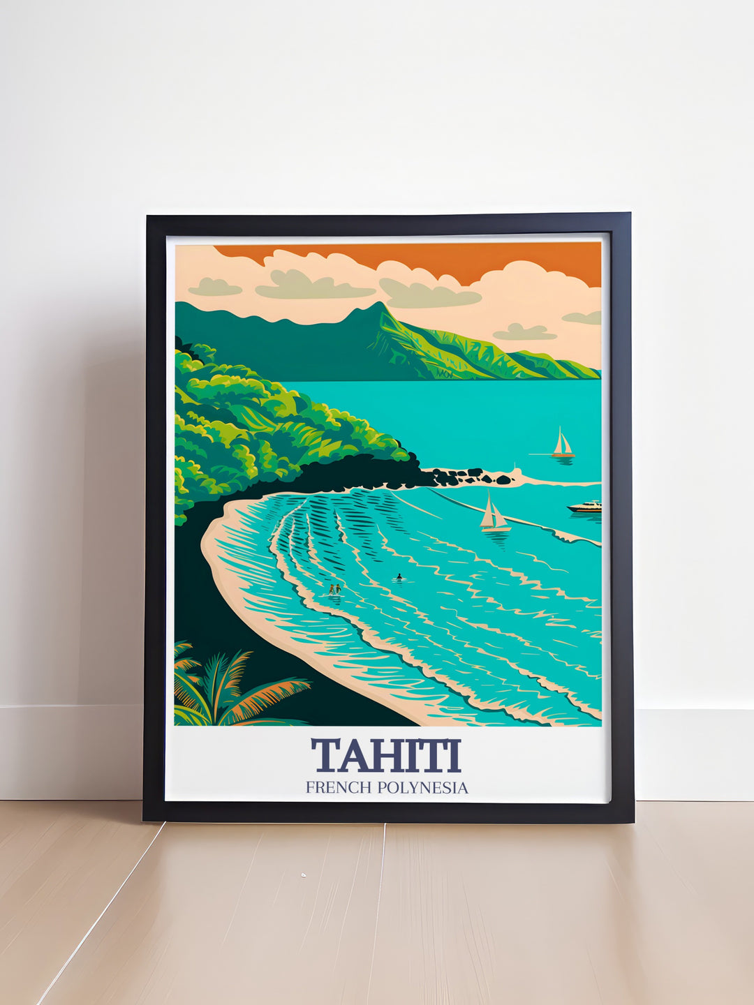 Bring the lush landscapes of Mahina Tahiti North coast to life with this Tahiti wall art Ideal for creating a tranquil atmosphere this travel print is perfect for home decor or gifting whether for Christmas birthdays or anniversaries