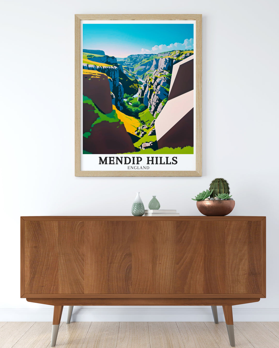 This canvas art of the Mendip Hills and Cheddar Gorge brings the scenic beauty of Somerset into your home. Perfect for nature lovers, this artwork offers a peaceful and picturesque view of one of Englands most beloved landscapes.