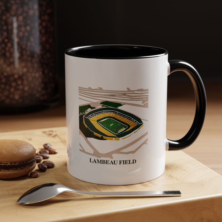 Add Lambeau Field’s excitement to your daily routine with this ceramic mug. Featuring vibrant designs inspired by the stadium’s legacy, it is dishwasher-safe and perfect for coffee or tea lovers. A thoughtful keepsake for Packers fans.