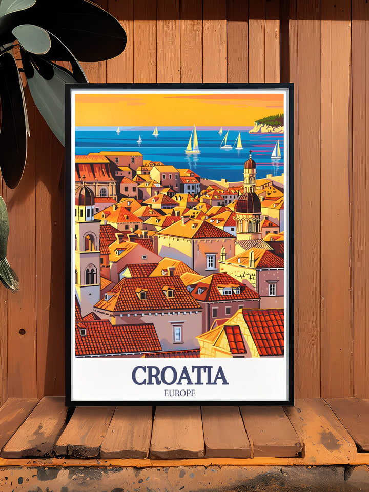 Dubrovnik Old Town Adriatic Sea stunning prints highlight the timeless beauty of one of Croatias most iconic destinations offering a stylish way to enhance your living room decor or a unique travel art piece for your collection