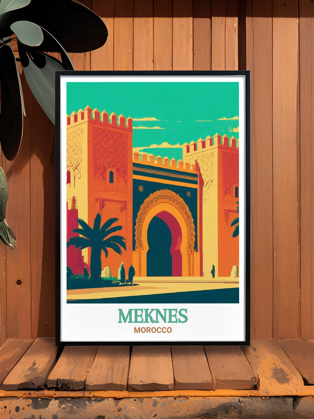 Add a touch of Moroccan elegance to your walls with this Meknes art featuring the iconic Bab Mansour gate this Morocco print is ideal for creating a stunning focal point in your living room or office a perfect gift for art and travel enthusiasts