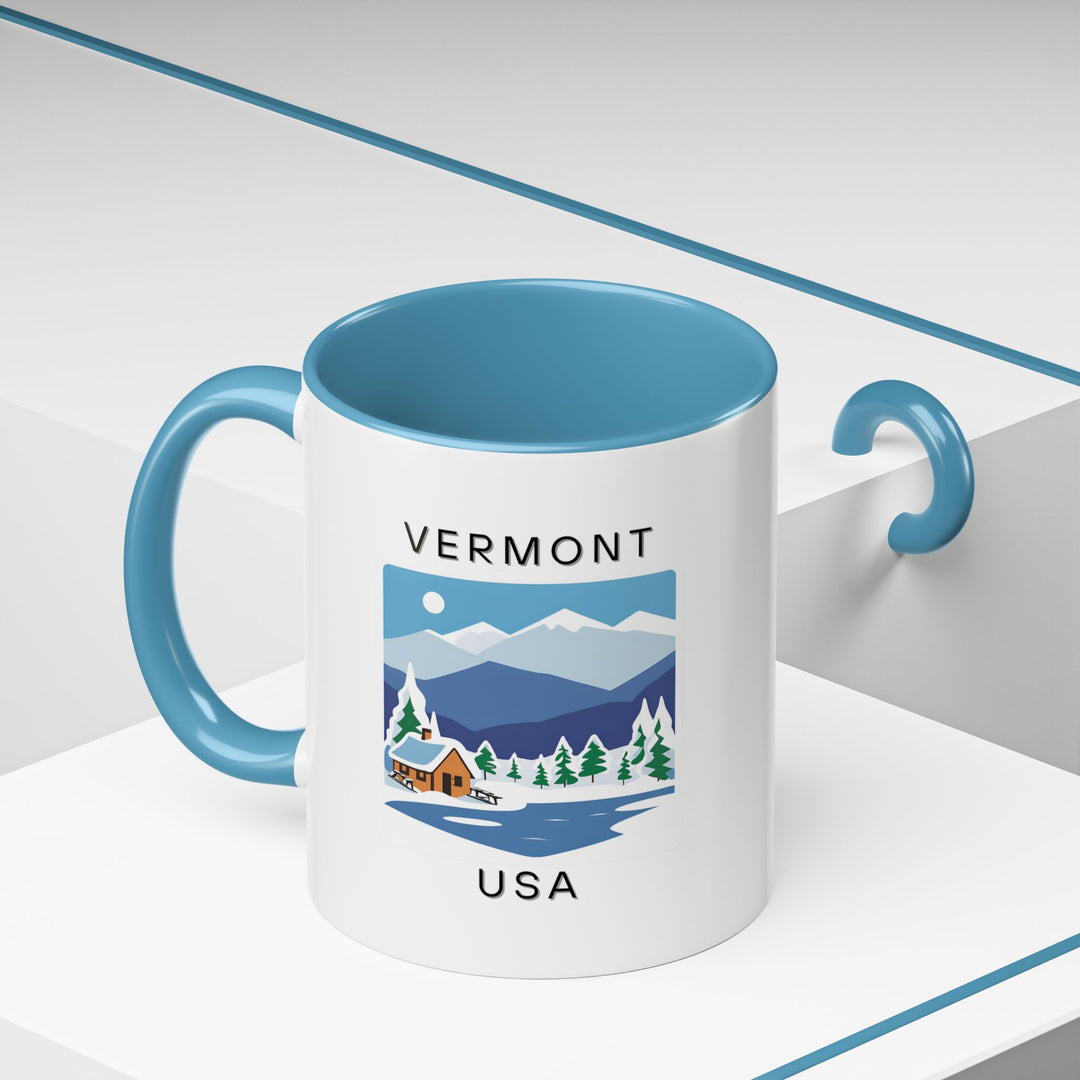 Show off your love for Vermont with this Vermont USA mug. The design features Vermont’s scenic beauty, making it a great gift for nature lovers. Dishwasher-safe and microwave-safe for easy everyday use.