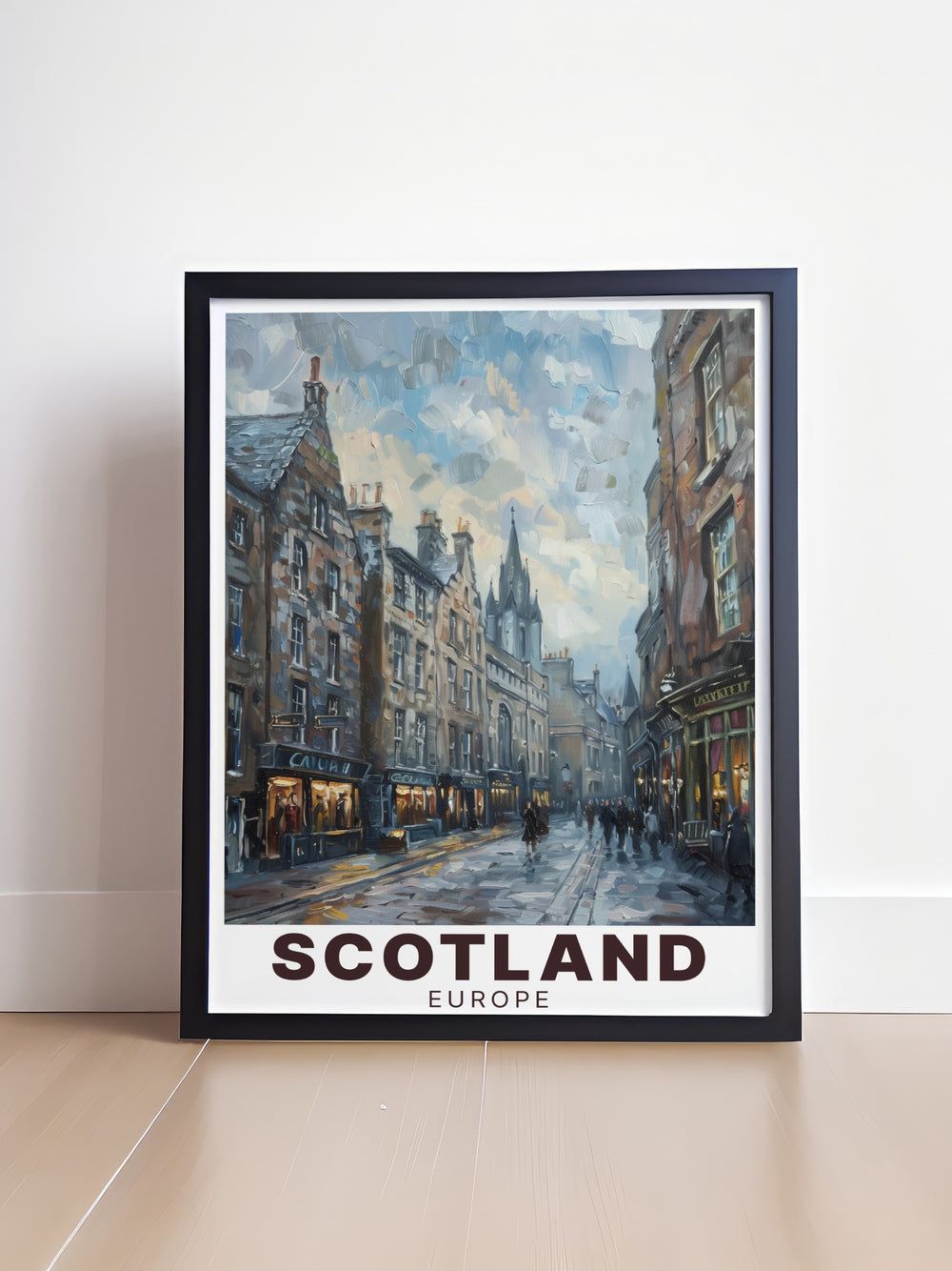 Scotlands natural beauty is displayed in this Loch Lomond canvas art, featuring the serene lake surrounded by rolling highland peaks. An ideal gift for nature lovers and Scotland enthusiasts.