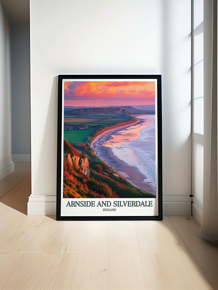 Silverdale and Arnside wall decor showcasing stunning landscapes of Morecambe Bay perfect for bringing natures beauty into your home with captivating AONB artwork and prints