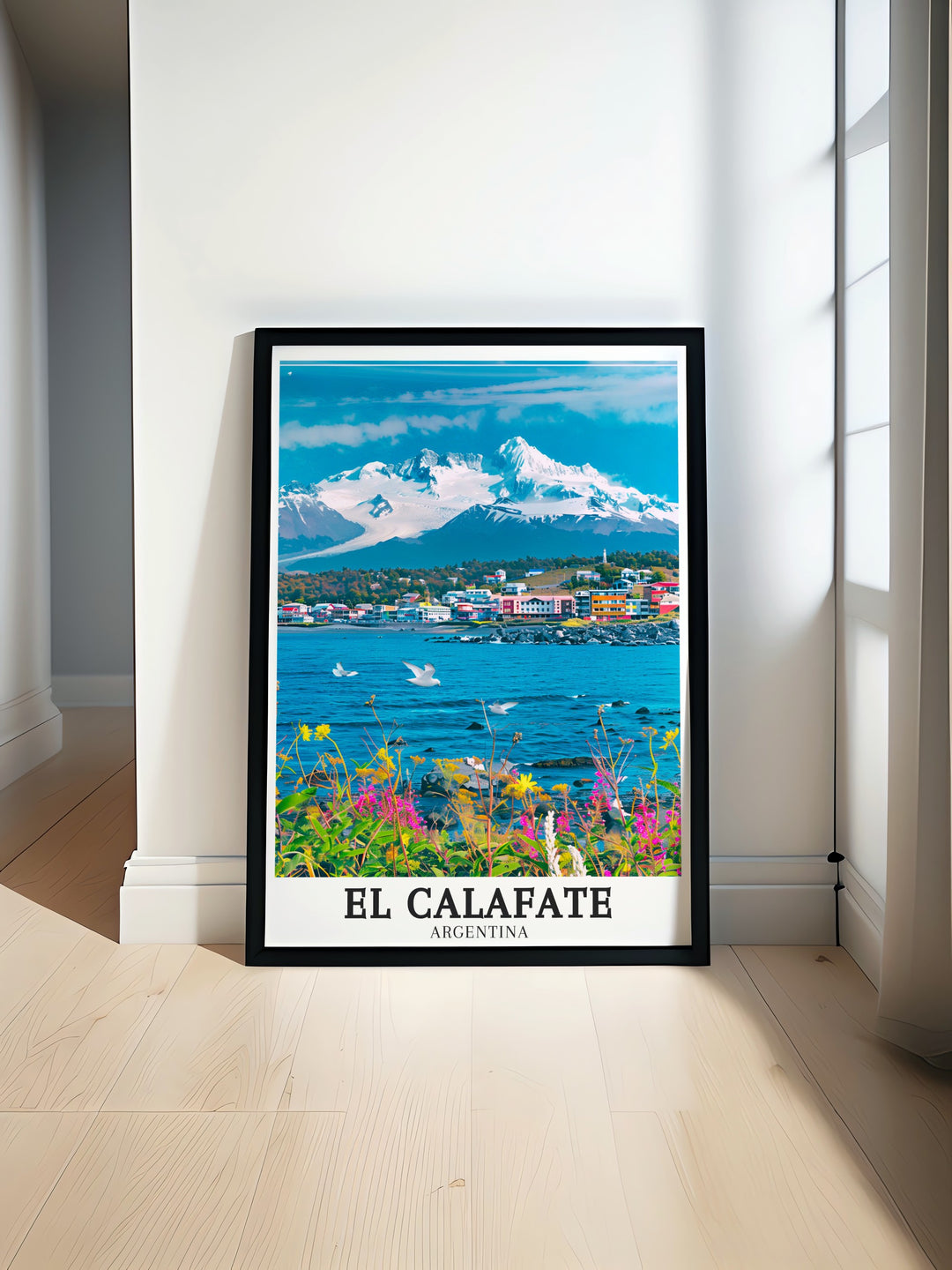 Enhance your home décor with this exquisite El Calafate art print, capturing the natural beauty and vibrant colors of Patagonia. This high quality artwork brings the stunning landscapes of Argentina into your living space, making it a perfect gift for travel lovers and adventure seekers.