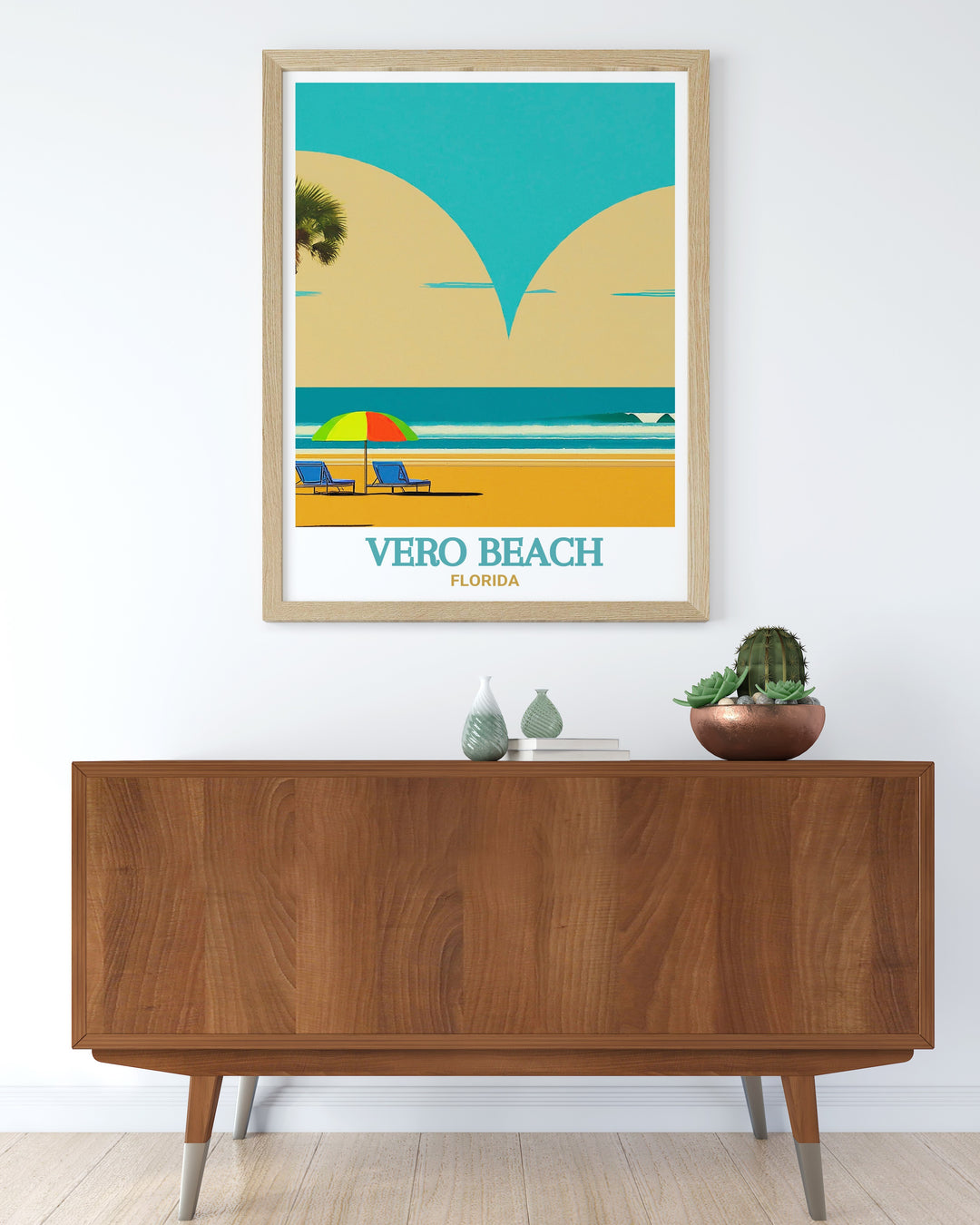 South Beach Park travel print capturing the natural beauty of this hidden gem in Vero Beach. The vibrant colors and peaceful scene make it an ideal addition to Florida décor collections or as a thoughtful gift for nature lovers.