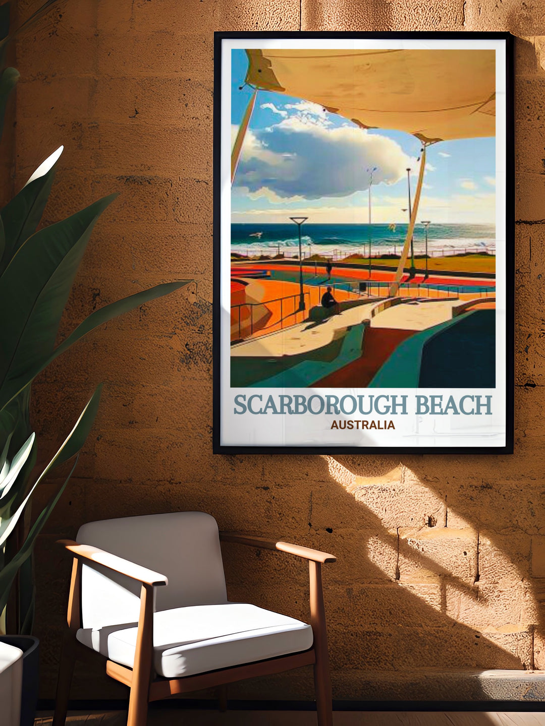 Scarborough Amphitheatre Modern Prints offer a contemporary take on coastal decor these prints are perfect for Australia Wall Decor combining the elegance of modern design with the charm of Scarboroughs iconic landscapes