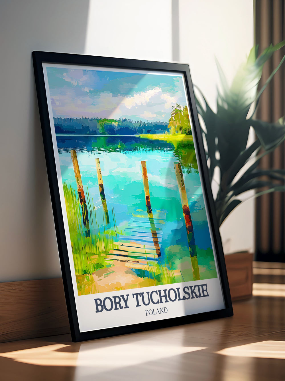 Experience the beauty of Tuchola Forest National Park and Charzykowskie Lake with our stunning Poland wall art. These vibrant prints are perfect for home decor, adding a touch of Poland travel to your space with elegant artwork.