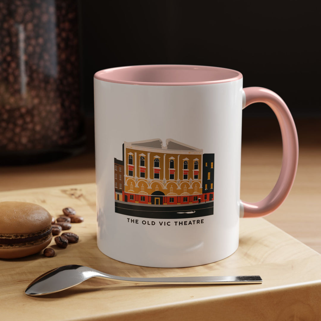 This Old Vic Theatre mug is a tribute to London’s iconic theatre, featuring artwork inspired by its history. Perfect for theatre lovers, it is dishwasher and microwave safe, offering practicality along with its artistic charm.