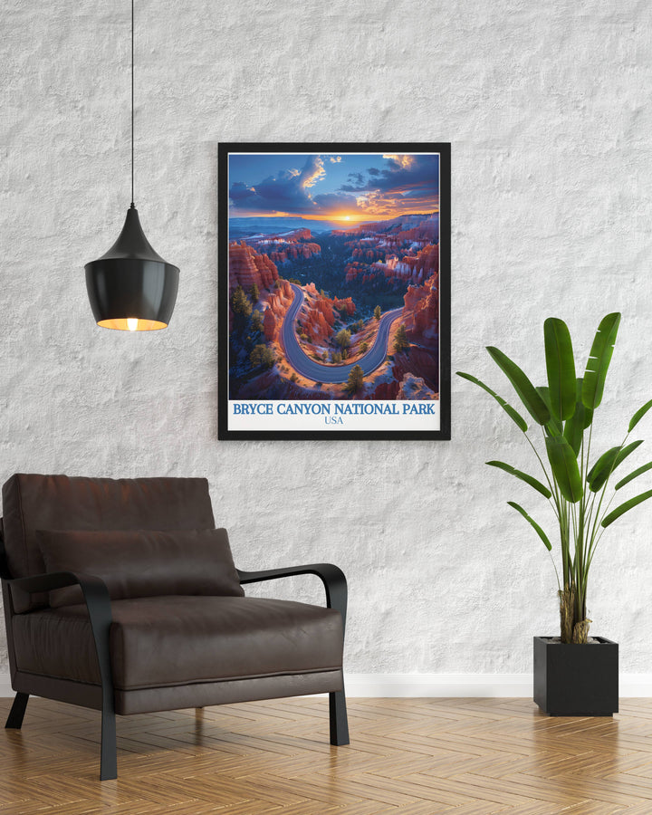 High quality Bryce Canyon photo capturing the awe inspiring views of Sunset Point. Perfect for adding a touch of nature to your home decor. Available as a digital download for easy at home printing and immediate display