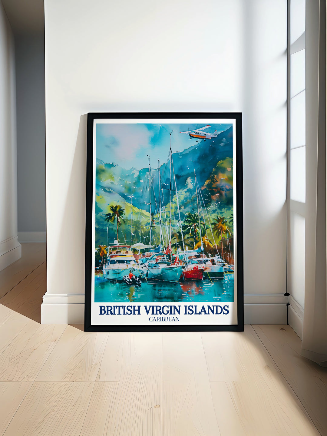 Sandy Cay Travel Print offering a slice of Caribbean paradise with its untouched beaches and clear blue waters. Perfect for those who want to escape to the tropics through their decor.