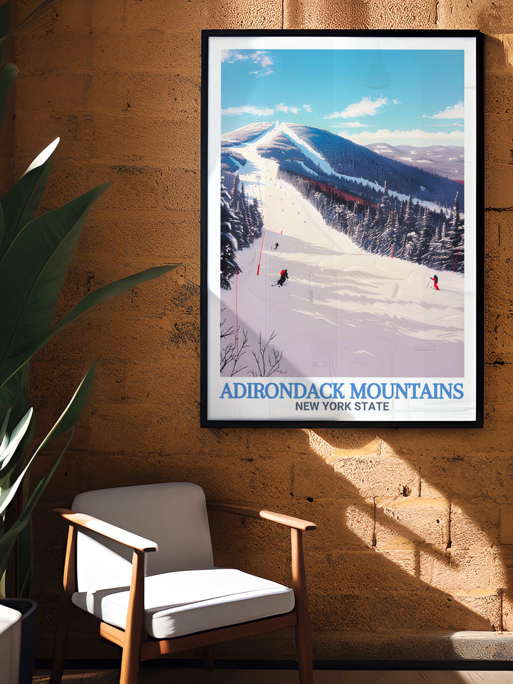 Discover the charm of New York with Whiteface Mountain artwork featuring the Adirondack Mountains ideal for anyone looking to add natural beauty to their home