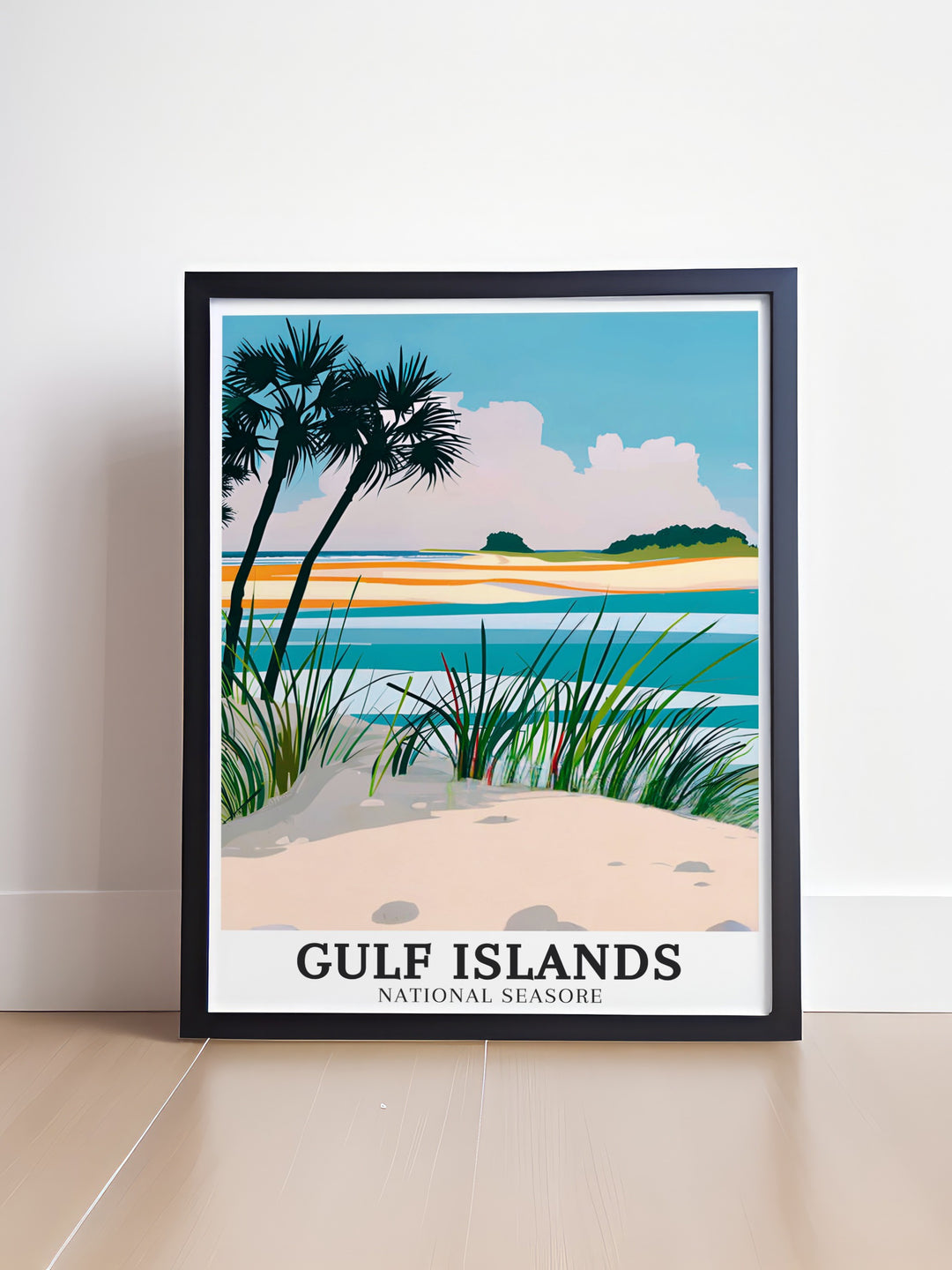 Our Pensacola Bay vintage poster evokes a nostalgic view of Floridas iconic bay. With a retro design and muted colors, this poster captures the beauty of the bays calm waters and scenic surroundings. This vintage poster is a perfect gift for those who love classic travel art or want to add a touch of nostalgia to their home decor.