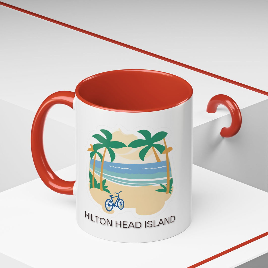 The Hilton Head mug celebrates the island’s charm with detailed artwork. Dishwasher-safe and crafted from durable ceramic, it is perfect for daily use or as a thoughtful gift for fans of Hilton Head.