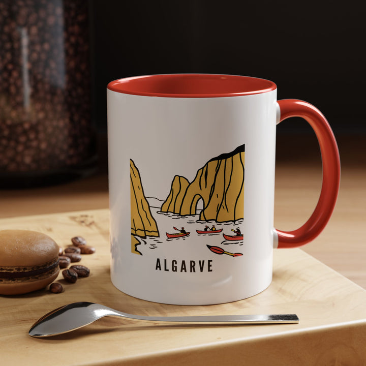 This Algarve mug brings Portugal’s iconic landscapes to life. Featuring colorful and detailed artwork, it is made from durable ceramic and is dishwasher-safe, making it both practical and beautiful.