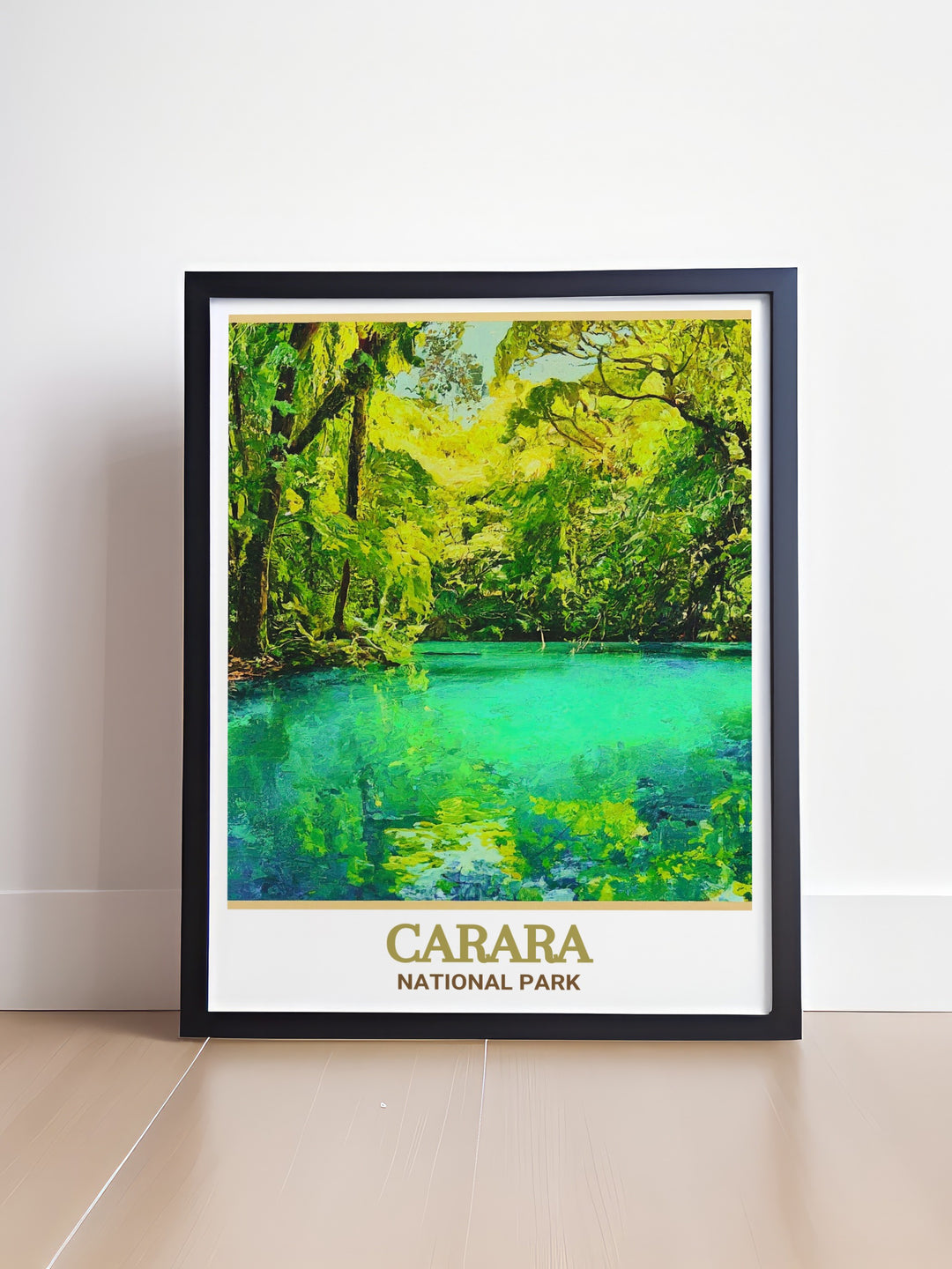 Laguna Meándrica Wall Art brings the peaceful ambiance of Costa Ricas stunning lagoon into your living space. Featuring the parks rich greenery and natural charm, this art piece adds a touch of tropical adventure to any room.