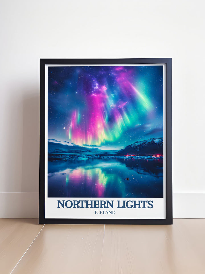 Elevate your home decor with this beautiful Norway Travel Print capturing the essence of Svalbards rugged landscapes and captivating wilderness perfect for art enthusiasts and travelers