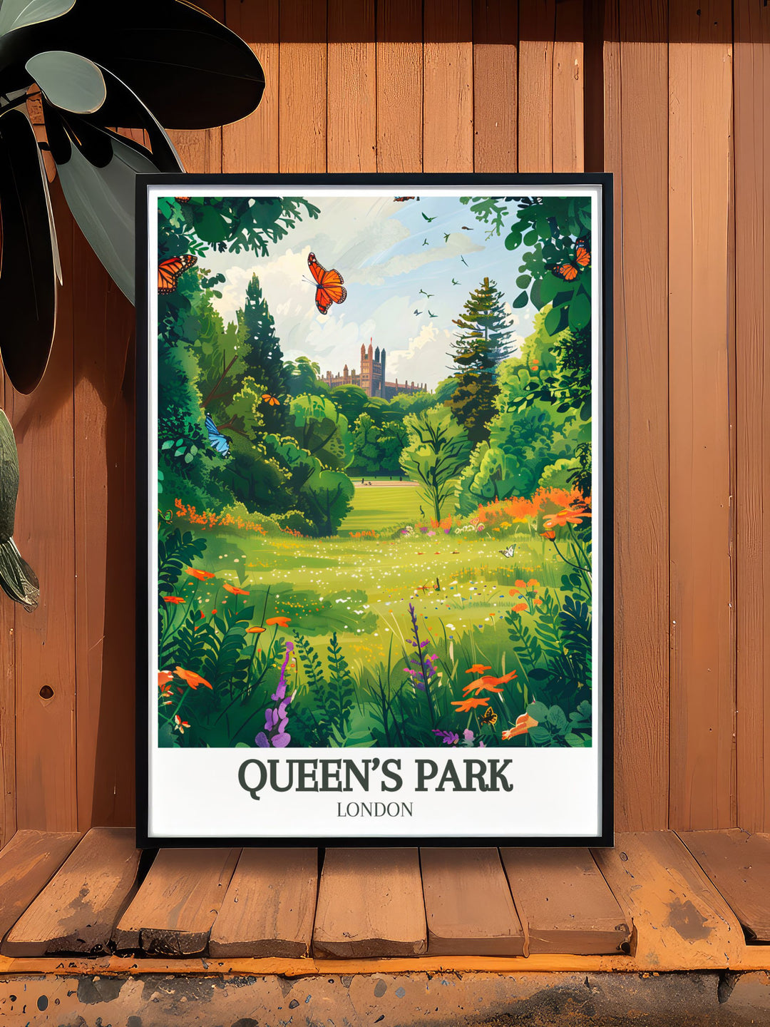 Queens Park Rangers print depicting the tranquil beauty of Queens Park London a versatile artwork that fits beautifully in any setting from living rooms to offices and bedrooms