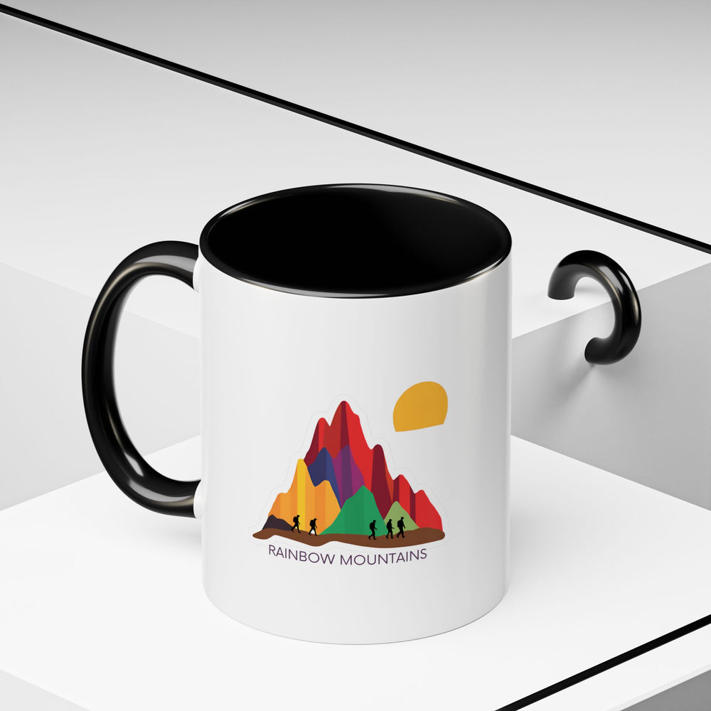 Celebrate your love for the Rainbow Mountains with this artistic ceramic mug. Featuring vibrant and detailed artwork of the mountains’ stunning landscapes, it is microwave and dishwasher safe, making it ideal for daily use or as a meaningful gift for nature enthusiasts and collectors.