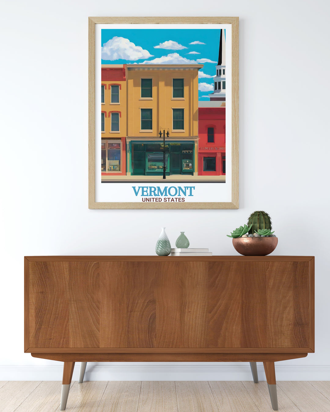 Church Street Marketplace Modern Prints and Vermont Ski Trail Map perfect for adding a touch of vintage travel style to your home. These prints highlight Vermonts iconic landmarks including Stratton and Burke Mountain making them a great gift for ski lovers.