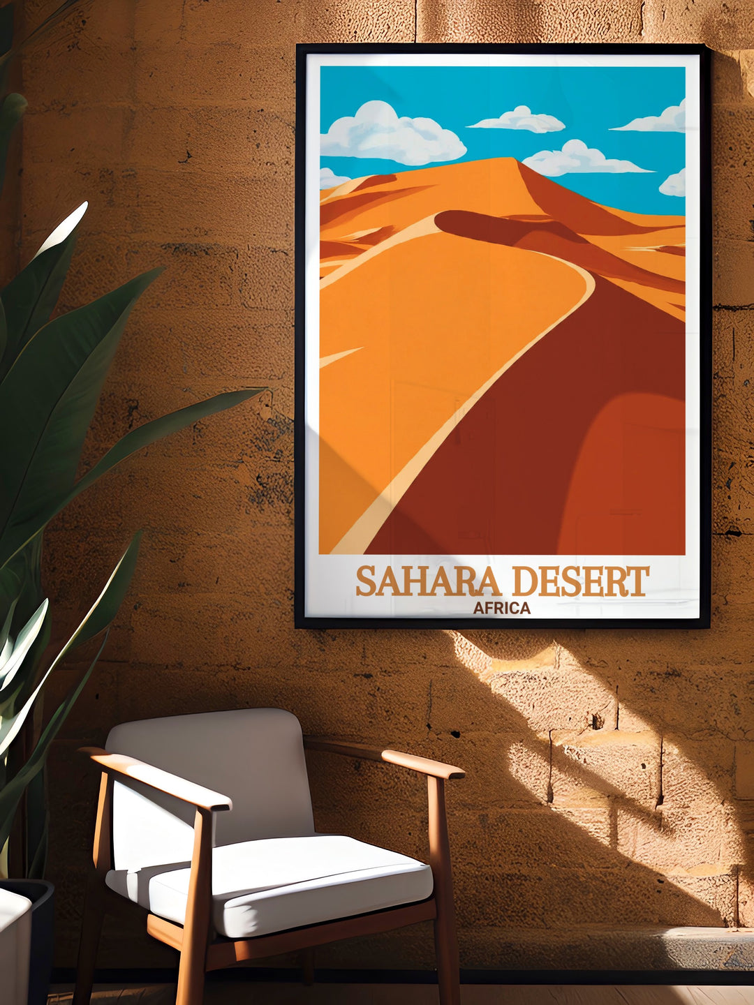 Mesmerizing Erg Chebbi Dune Artwork capturing the tranquil beauty of the Sahara Desert perfect for Gifts for Husband Gifts for Sister or Sahara Desert Gift for any special occasion