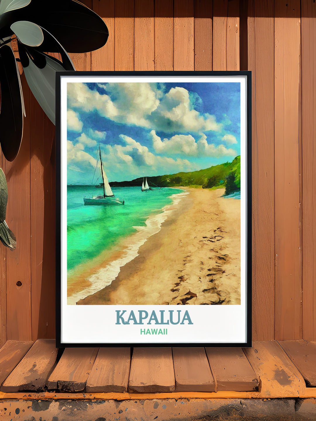 Modern prints of Kapalua golf course and D.T. Fleming Beach showcase the picturesque beauty of Hawaii perfect for stunning living room decor these prints offer a vintage aesthetic that is both timeless and elegant making them ideal for personalized gifts or home decor upgrades