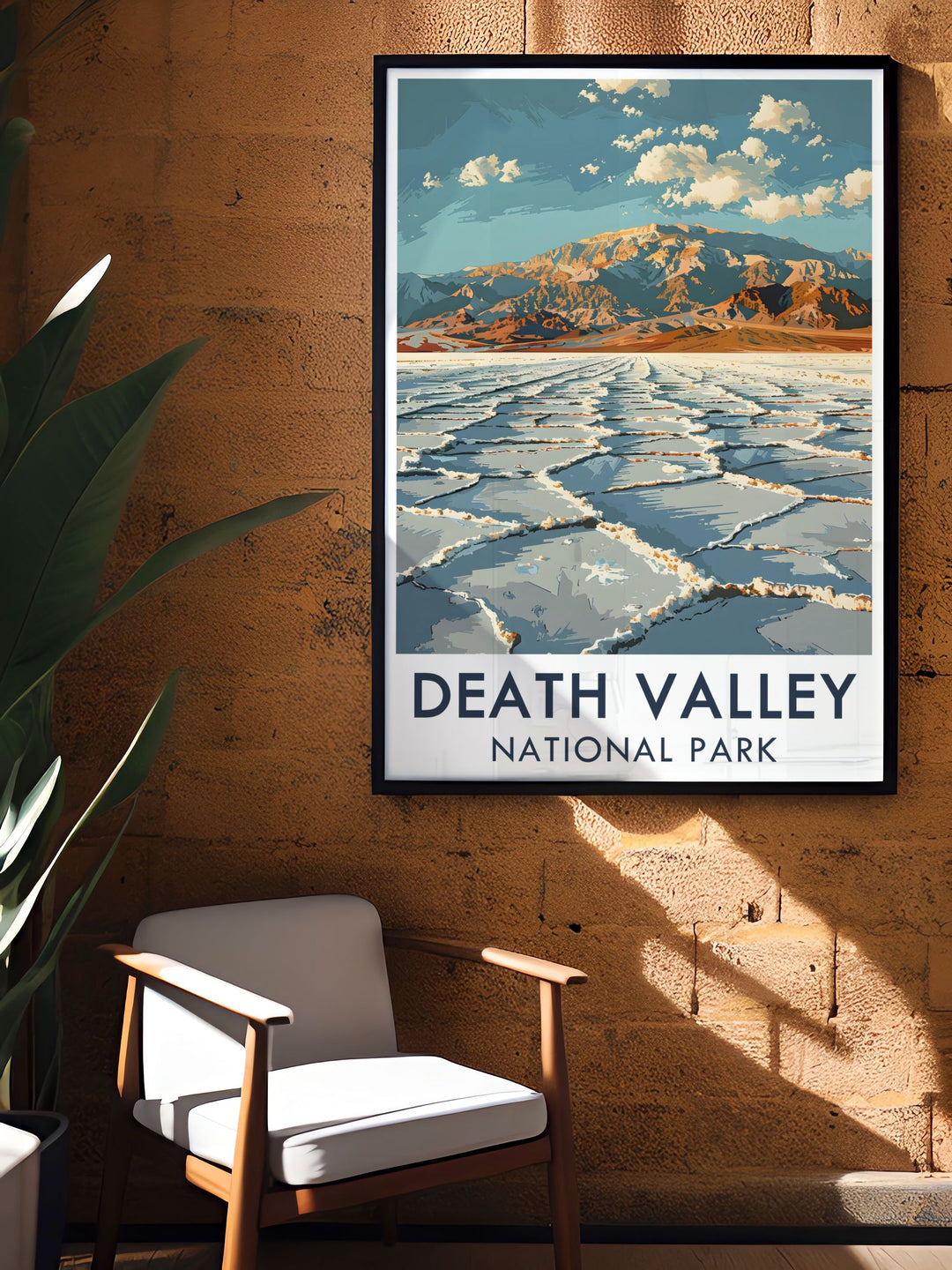 Digital download depicting the stunning scenery of Death Valley, with its rugged mountains and dramatic vistas, perfect for those who love exploring extreme landscapes.