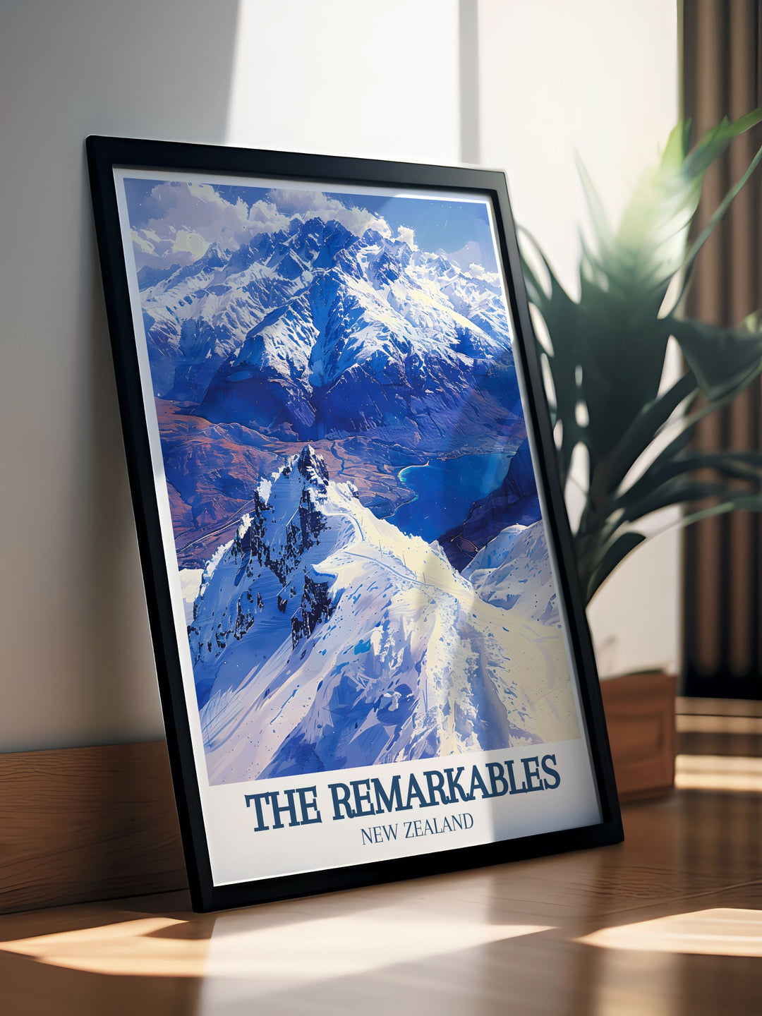 Our vintage travel prints of Lake Wakatipu The Remarkables range bring the allure of New Zealands ski resort to your walls Ideal for collectors and travel enthusiasts