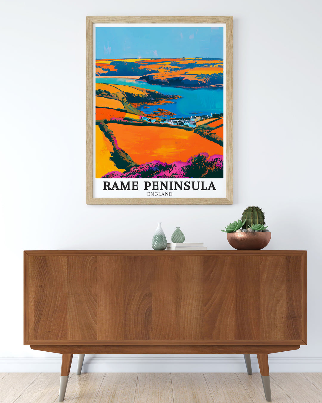 This captivating Cornwall artwork featuring Rame Head Whitsand Bay in the Rame Peninsula is perfect for adding a touch of elegance to your home decor Whether as a Cornwall gift or a personal treasure this print brings the serene beauty of Cornwall into your living space.