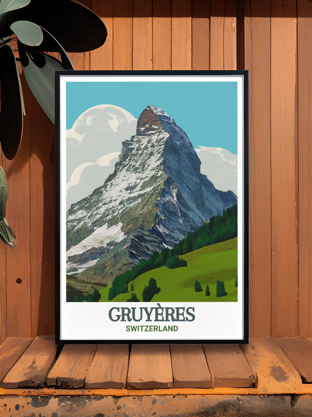 Moleson Peak framed print capturing the breathtaking view of the iconic Swiss mountain. This travel print is a great addition to any room and a must have for lovers of Switzerland and travel decor.