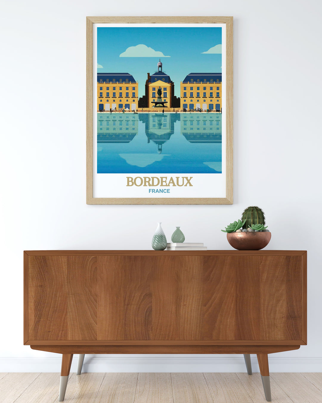 This art print of Bordeauxs Place de la Bourse captures the essence of French elegance and history. Perfect for adding a touch of sophistication to your home, this artwork is a must have for lovers of French culture and architecture