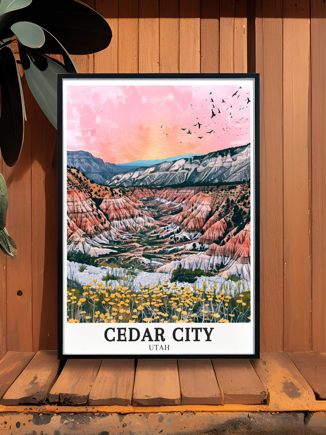 Cedar Breaks National Monument print showcasing the Utah mountains a thoughtful Utah gift for friends and family who appreciate the states natural beauty this artwork captures the majestic scenery that defines Utah